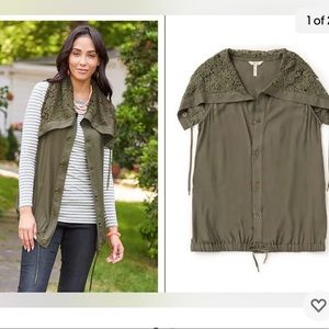 Matilda Jane Ambitious You Vest Womens Size Large Choose Your Own Path Fall 2018